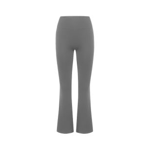 JUZHONGDEYAOJING | Spring Summer High Waisted Flare Yoga Pants