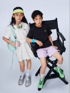 PUMA | Childrens Sporty Striped T-shirt 2 Pack