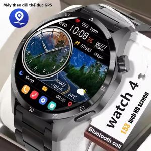 AMOLED Màn Hình HD Đồng Hồ Thông Minh Dành Cho Nam Nữ Có Định Vị GPS NFC Nhịp Tim Cuộc Gọi Bluetooth IP68 & 5ATM Chống Nước Theo Dõi Sức Khỏe 2025 Mới