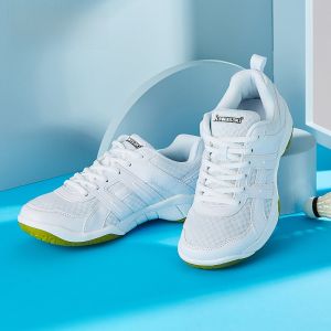 Kawasaki Badminton Shoes Men Women Training Shock Absorption Breathable Wear Resistant Professional Sports Shoes Anti Slip