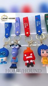 HOME+HOUND SHOP Cartoon Keychain Disney and Pixar Sadness Fear Anger Disgust Joy Backpack Pendant Car Keychain Childrens Toy Party Gift Birthday Gift