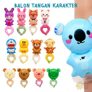 TAIYO Balon Foil Tangan Karakter Animal Balloon Hand Dekorasi Birthday Ulang Tahun Hewan Binatang