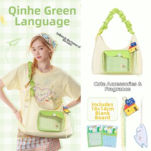 Green Canvas Tote Bag