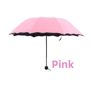 MOLORE | Triple Fold Water-Flower Pattern Sunscreen Umbrella