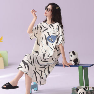 Outwear-friendly Summer Cotton Dress Pajamas