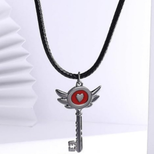 Classic Jewelry Creative Love Pattern Key Pendant Necklace Womens Creative Cute Style Necklace Accessories