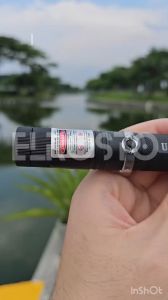 ELROSTO Laser Pointer 303 Hijau Fokus Jarak Jauh Senter Laser Outdoor