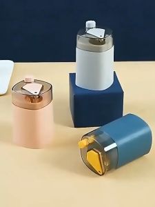 One-Click Pop-Up Toothpick Dispenser Automatic Holder Portable Storage Box Transparent Anti Dust Container