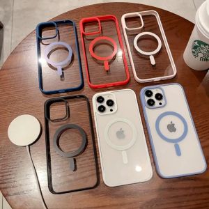 เคส แม่เหล็ก สำหรับรุ่น iPhone 14/13/12/11 Pro Max/Promax Plus/เคสโทรศัพท์แม่เหล็ก/เคสพาสเทล