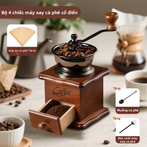 GIANXI | Máy Xay Cà Phê Cổ Điển Bằng Tay