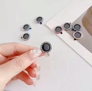 Bộ 3 dán mắt camera kim cương đính đá 13 pro max 13 pro 13 11 đến 12 pro max sang trọng đẳng cấp Trùm Sỉ Gia Thành