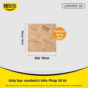 KAULUS | Giấy Ngấm Dầu Bao Sandwich Dùng Một Lần Đạt Chuẩn Thực Phẩm