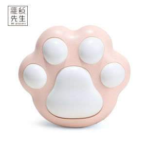 Portable Mini Cat Paw Hand Warmer USB Charging Cute Pink Girl Heart Daily Gift for Women Warmth Patch Home Use Essentials
