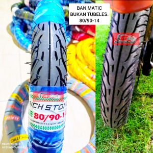 Ban Motor Matik 80/90-14 non tubles ban metic ban mio ban beat ban vario ban r14 ban honda ban motor ban metic mio ban vario ban beat ban spin ban xeon ban luar metic 80/90-14 ban luar ring 14 ban mio belakang ban vario depan ban beat 80/90-14 ban matic