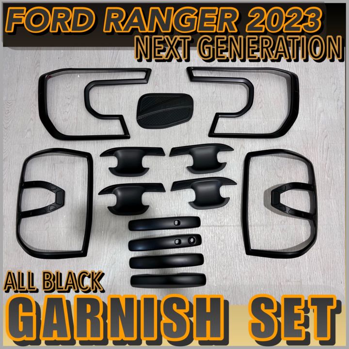 NEXT GENERATION FORD RANGER WILDTRAK TURBOSPORT 2023 GARNISH SET MATTE next-generation-ford-ranger-wildtrak-turbosport-2023-garnish-set-matte