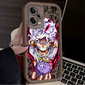 Bandai | Ốp Điện Thoại Silicon Mềm One Piece Luffy Cho Xiaomi Redmi Note - Vỏ Mờ Nhẹ Chống Trầy Xước Chống Bụi Tương Thích 12S 11S 10S