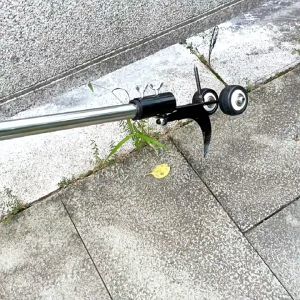 Pembersih Rumput liar Jalan Taman Teras Praktis Tanpa Bungkuk