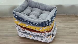 Pet Dog Bed Pet Bed Cat Soft Fabric Sleeping Bed Dog Bed Washable Pet Accessories Soft Mat Soft bed