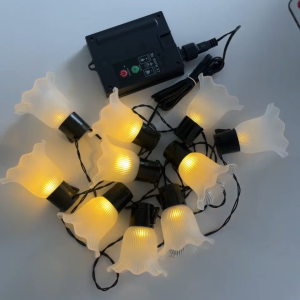 ไฟโซล่า 5/8/11M โคมไฟดอกลิลลี่ออฟเดอะวัลเลย์ โซล่าเซลล์ ไฟตกแต่ง ไฟแต่งสวน ไฟกลางแจ้ง กันน้ำ ประหยัดไฟมาก รีโมทคอนโทรล