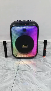 V2S Party Box 12K Wireless Bluetooth Speaker with Dual Microphone Light Led Party Disco effect high quality sound