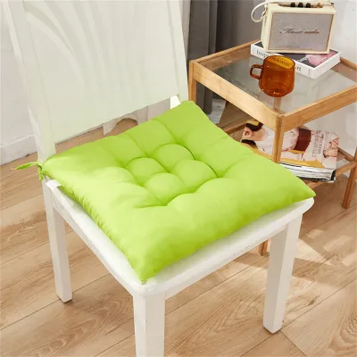Solid Chair Cushion Square Mat Cotton Upholstery Soft Padded Cushion Pad Office Home Or Car Garden Sun Lounge Seat Cushion