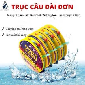 Trục Câu Đài 3260 Buộc Sẵn Hàng Đẹp Trục Buộc Sẵn 3260 Đi Câu Fishing Bắt Cá Câu Cá Đồng Silicon