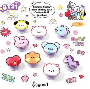 Line Friends | Giá Đỡ Điện Thoại Acrylic BT21 Có Thể Thu Gọn Giảm Stress Hình Hoạt Hình Dễ Thương Đế Để Bàn Dành Cho Fan Kpop Thiết Kế Tất Cả Các Nhân Vật