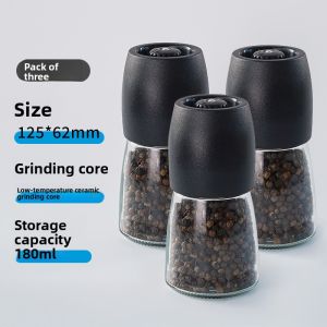 Kitchen Pepper Grinder Sea Salt Mill Home Use Spices Powder Grinder Black White Pepper Grain Sichuan Pepper Mill