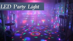 Christmas LED Mini Crystal Magic Ball Light Colorful Voice Control Rotating Stage Light Atmosphere Light Remote Control