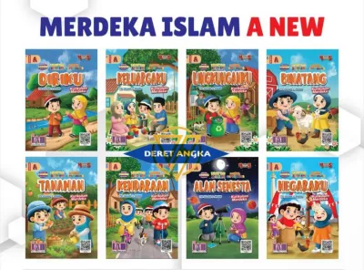 Buku paket kurikulum Merdeka Tk A dan Tk B isi 8 buku