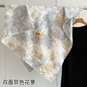 100% Mulberry Silk Square Scarf Women Wrist Band Wrap High End Women Shawl Wrap Neckwear Foulard Bandana Echarpes Bufanda Gift
