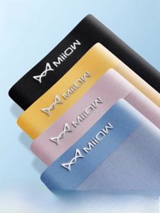 MiiOW | Antibacterial Modal Mens Boxer Shorts Seamless Thin Style Youth Large Size Comfortable Underwear Flat Angle Design Briefs