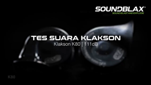 Klakson Keong Mobil Motor Double Waterproof Suara Keras Universal 12V K80 - SOUNDBLAX
