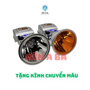 Đèn pin siêu sáng XJ 9158 ánh gom chiếu xa 1000m kèm kính chuyển màu