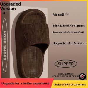 MONLEYTA | Indoor Bath Slippers Womens Mens Soft Bottom Anti-Slip Home Wear Couples Summer EVA Slippers Quiet Thick Bottom