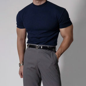 DAVID&ME | Breathable Rib T-Shirt for Men