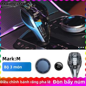 Bộ Cần Số Pha Lê 3 Món Dành Cho BMW 3 5 Series X3 X5 X6 F44 G20 G05 G06 G08 G30 6GT Nâng Cấp Cần Số Tự Động