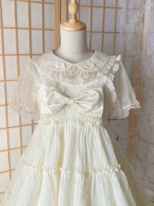 Áo Sơ Mi Lưới Dễ Thương Cổ Lolita Rộng Rãi Giá Rẻ