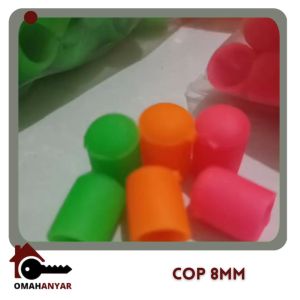 Cop Karet Tutup Pipa 8mm Isi 1 Bungkus