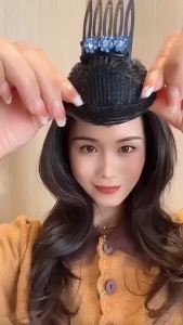 TD กิ๊บติดผมฟองน้ํา ประดับดอกไม้ เครื่องมือจัดแต่งทรงผมแต่งหน้า hair clip