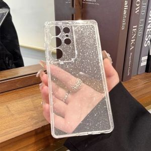 Luxury Glitter Phone Case For Samsung S26 Ultra S24 S25 Plus S23 FE A57 A56 A55 A37 A18 A36 A08 A07 A17 A26 A16 Silicone Cover