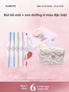 FLORTTE | Son Môi Dòng Bong Bóng Cầu Vồng Đầu Đôi