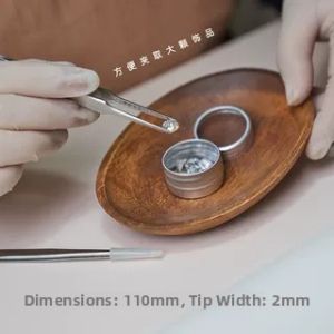 Japanese Style Nail Salon Dual Head Bead Pen Orange Stick Large Diamond Tweezers Practical Opening Nail Art Tool Collection