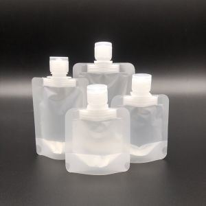30ml 50ml 100ml Travel Lotion Sub-packing Bags Cosmetics Essential Oil Flip-top Nozzle Bags