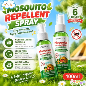 BUY 1 TAKE 1 Natural Citronella Mosquito Repellent Spray 100ml Deet-Free Relieves Itching And Repels Mosquitoes Safe And Non-Toxic Provides Safe Protection Anytime Anywhere Suitable For Children And Infants