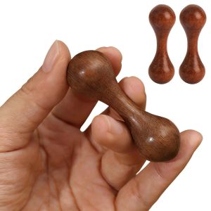 1/5Pcs Wooden Finger Bone Massage Fingerbone Stress Relief Knucklebone Decompression Rotating Polishing Hand Spinner Tool