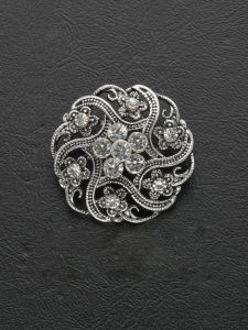 3pcs/pack Classic flower hollowed out rhinestone button used for DIY handicrafts sewing clothing bag and shoe decoration