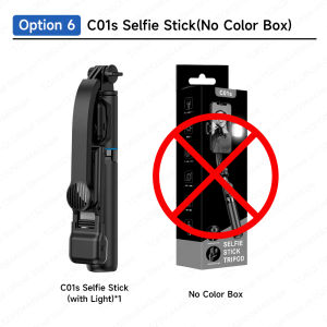 TOKQI | Mini C01/C01s Selfie Stick with Bluetooth Remote Portable Tripod for Cellphone Extendable Stand for iPhone Xiaomi Phone Holder
