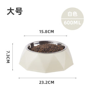 Stainless Steel Cat Dog Bowls Anti-Slip Flip Proof Pet Food Bowl Teddy Dog Food Basin Pet Feeding Utensils