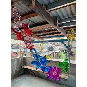 Lampion Rainbow Hiasan Pesta Dekorasi Aksesoris Party Hiasan Slinger Dekorasi Garlan Rainbow